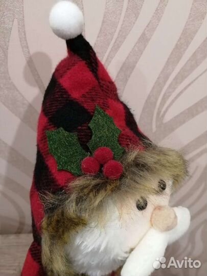 Новая фигурка декоративная Санта 40см