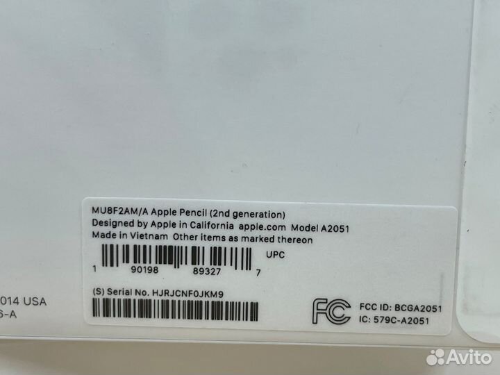 Новый Стилус Apple Pencil 2 (iPad Air/Pro 11/12.9)