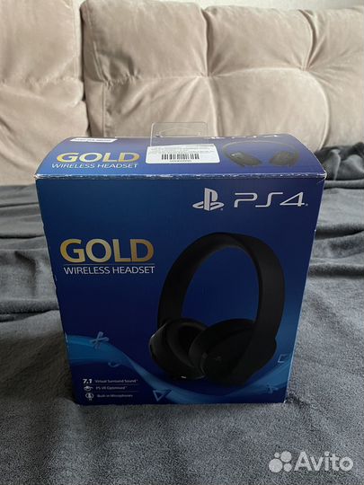Наушники sony playstation gold