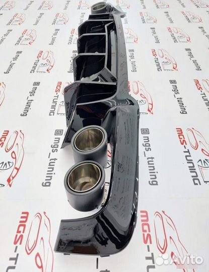 Диффузор с насадками 5 series F10 M5-Competition