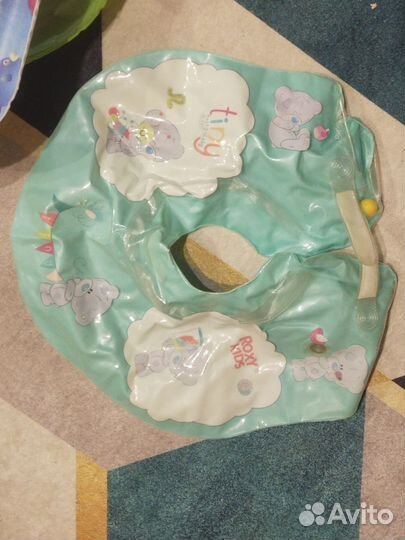 Горка для купания, стульчик и круг