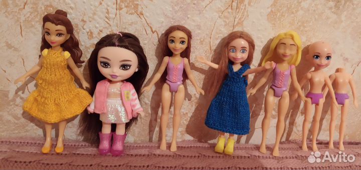 Мини куклы Mattel до 9 см