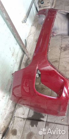 Бампер задний KIA RIO 2017 красный