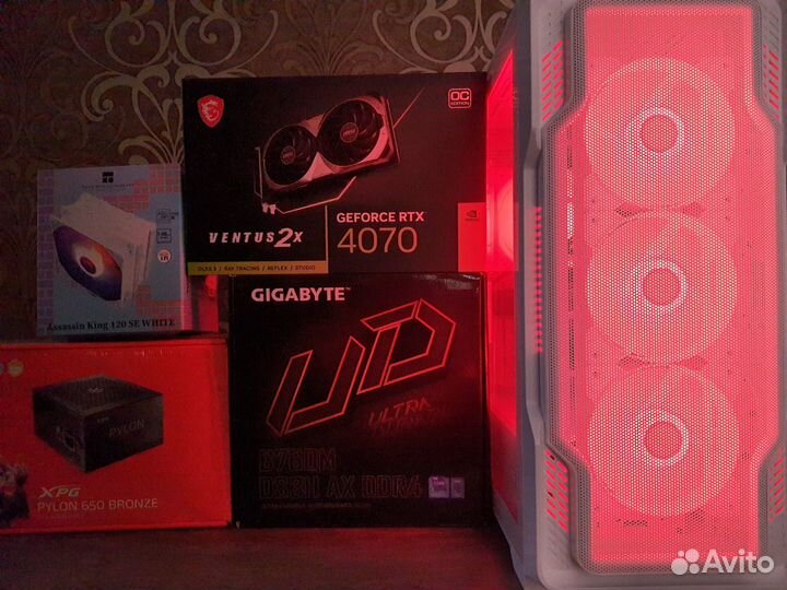 Игровой RTX4070 +Core i5 13400F/B760 WiFi/32GB/1TB