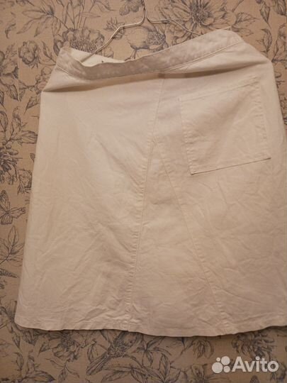 Юбка benetton лен италия