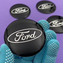 Наклейки на ступичные колпачки Ford 4 шт Форд