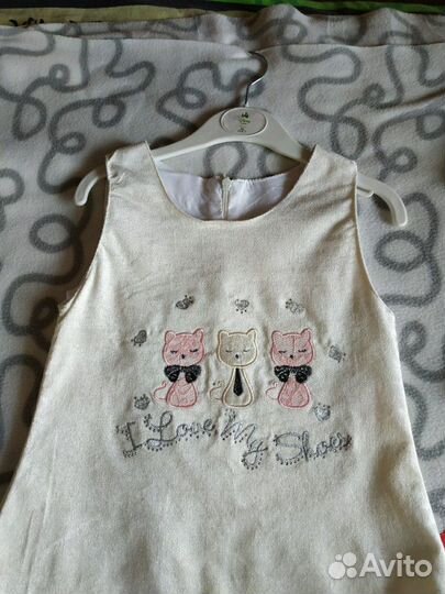 Утепленная куртка + платье