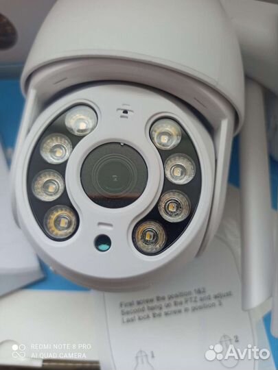 Уличная Wi-Fi камера 4Мр новая с картой на 32Гб