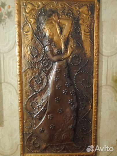 Чеканки медь панно