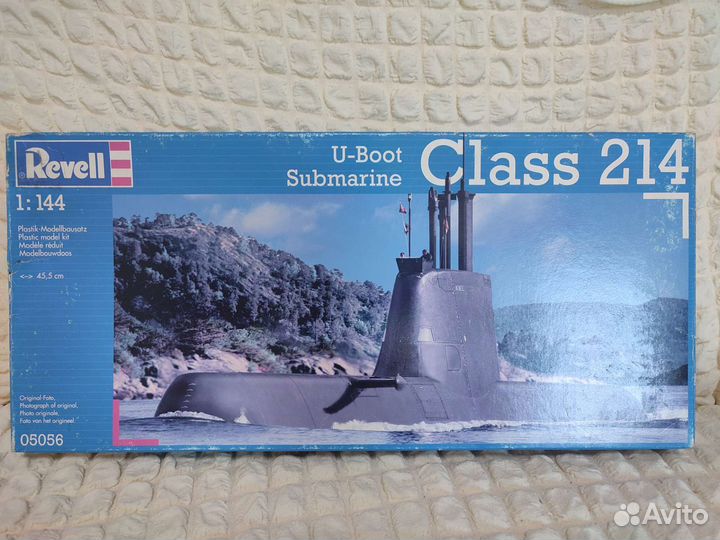 Сборная модель лодки субмарины Revell 1/144