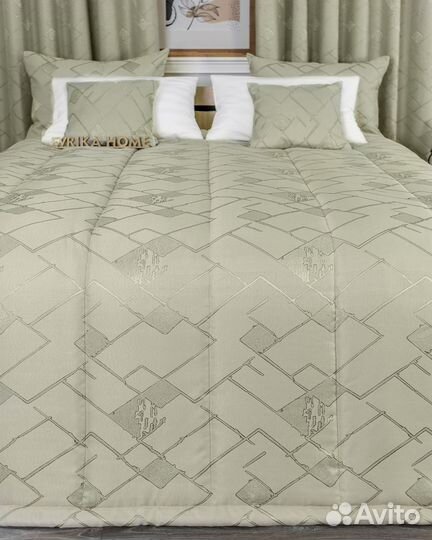 Покрывало Иззи фисташка новое плед на кровать