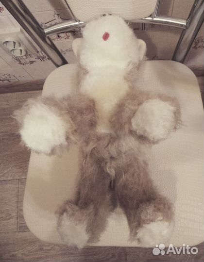 Мягкая плюшевая игрушка Собака, редкая СССР, 1970