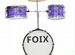 Барабанная установка детская Foix CDF-1096PR