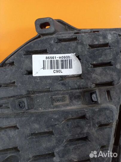 Окантовка птф левая передняя Kia Rio X-Line 2020