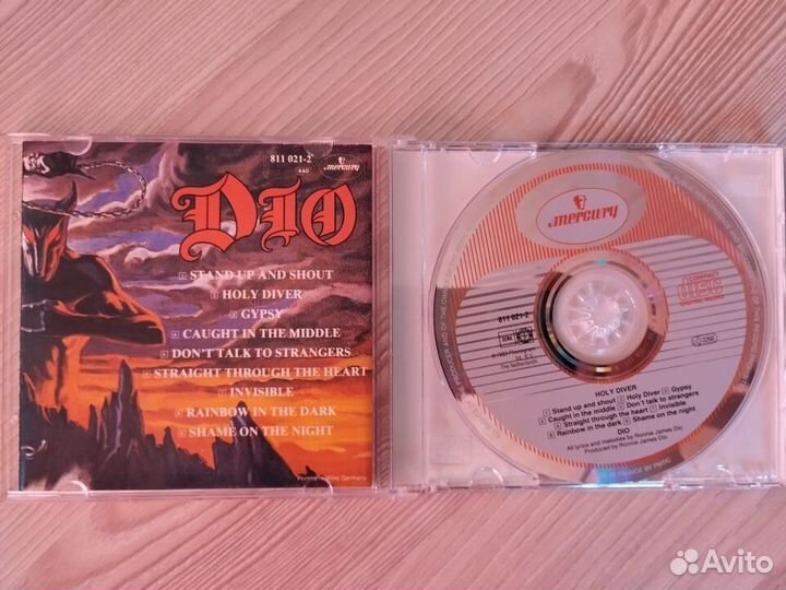 DIO-holy diver CD- DA Disc 1983 год