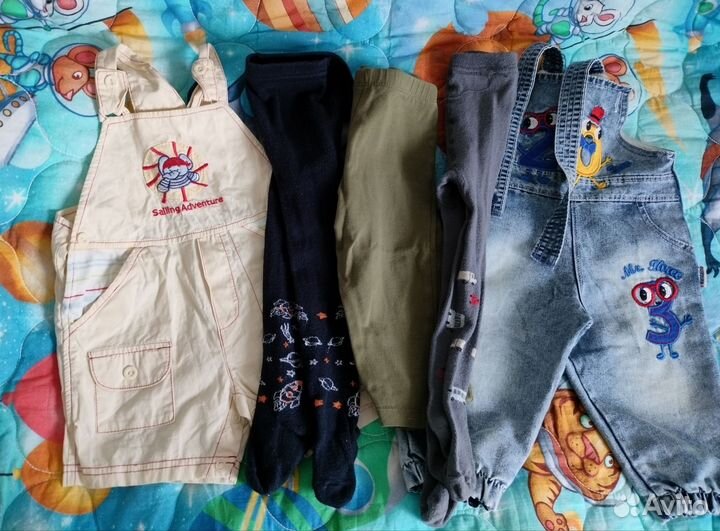 Детские вещи пакетом для мальчика 62 68