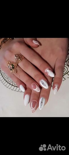 Наращивание, шеллак, педикюр