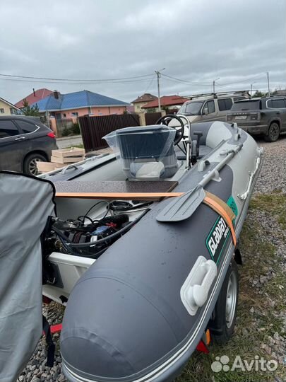 Лодка с мотором и прицепом Gladiator rib 380 AL