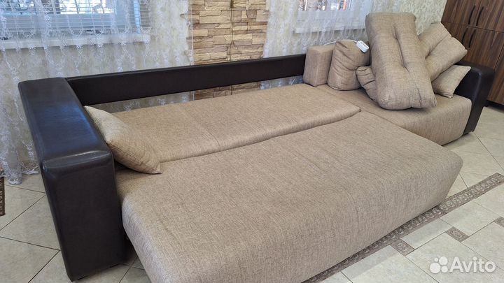 Диван прямой раскладной 366см