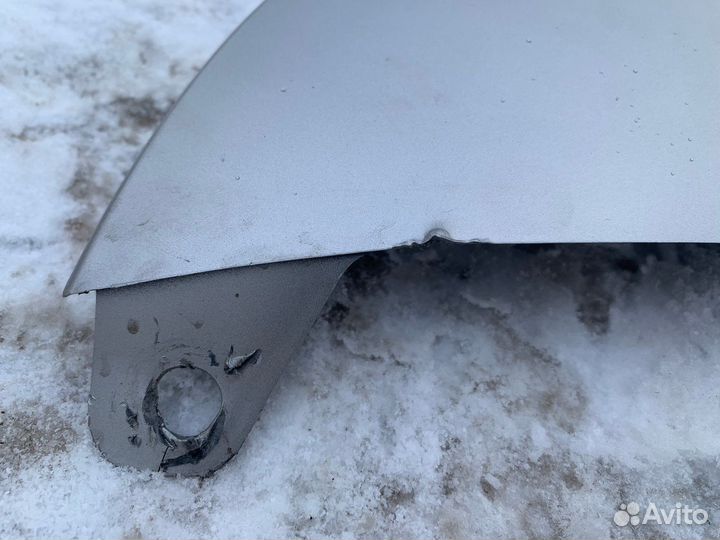 Накладка заднего бампера Antara (под одну трубу)