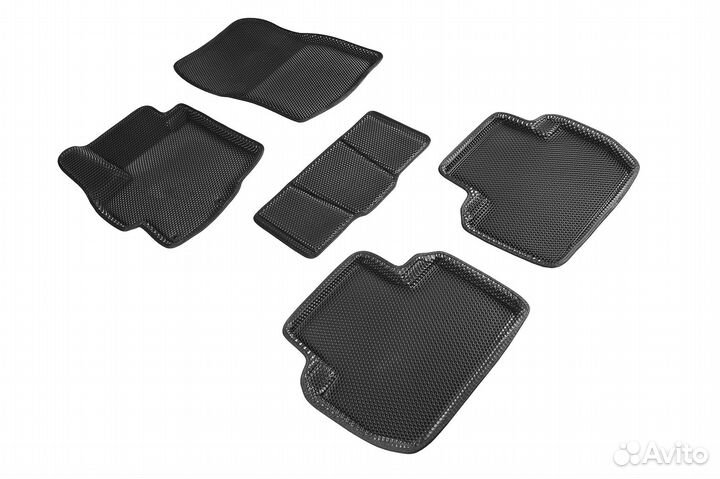 3d коврики в салон 5 шт. Mitsubishi Outlander XL