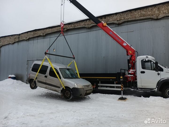 Манипулятор. Грузоперевозки. Борт 6,2м. Москва