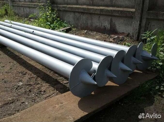 Винтовые сваи оцинкованные