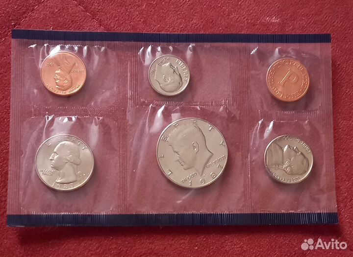 Годовой набор США 1987 год