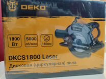 Дисковая пила deko dkcs 1800 Laser