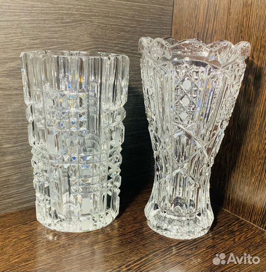 Хрустальные вазы, вазы из фарфора