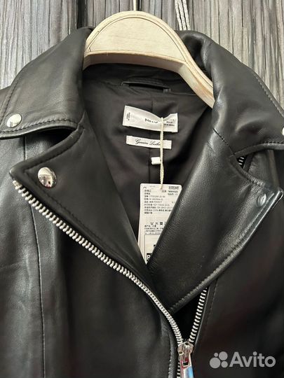 Р. 44. Mango. Кожаная байкерская куртка, косуха