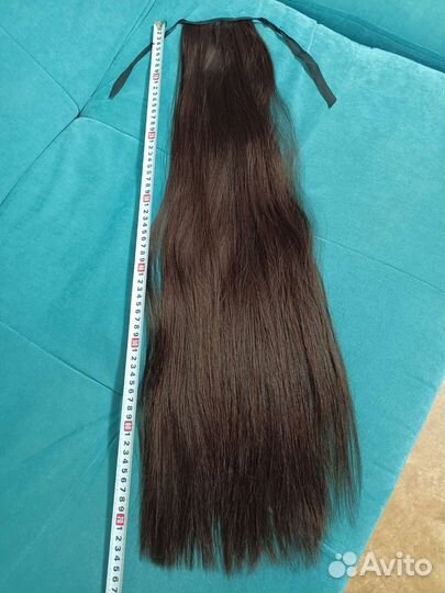 Хвост волосы на ленте 78 см