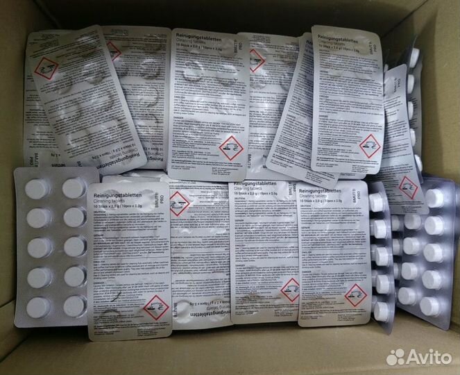 Таблетки для очистки кофемашины от кофейных масел