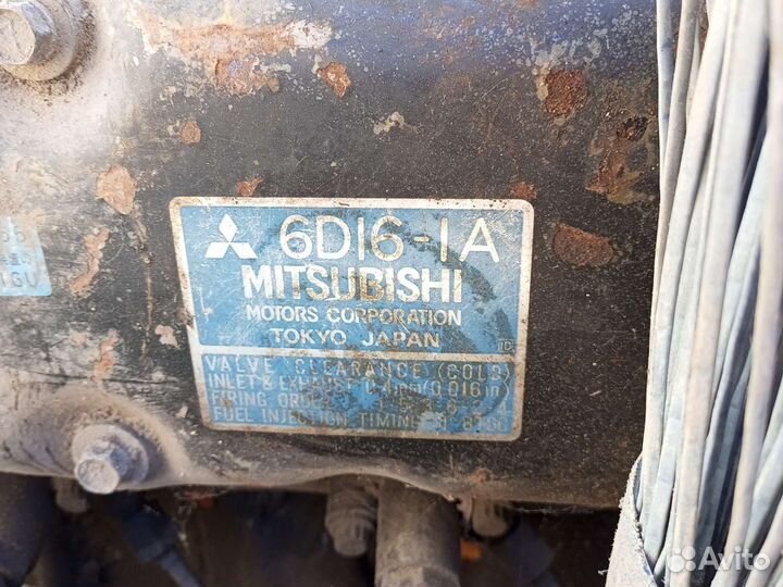 Двигатель Mitsubishi 6D16-1а в разборе