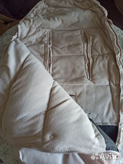 Зимний конверт в коляску leokid