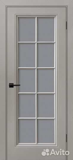 Межкомнатная дверь эмаль Текона Шарм-11, остекленн