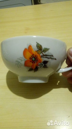 Чайные чашки СССР дулево