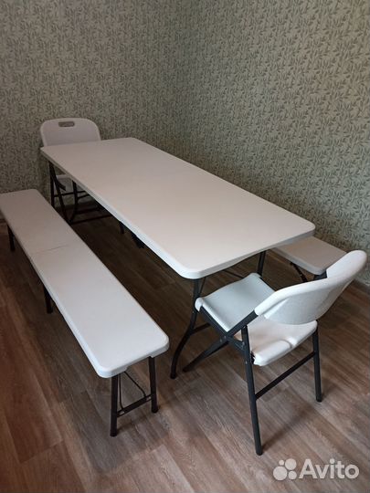 Складные банкетные столы стулья лавки в аренду