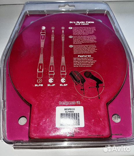 Микрофонный кабель Bespeco slfm900