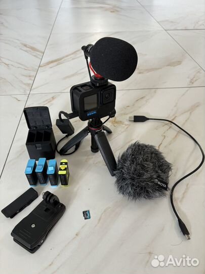 Go pro hero 10 black с аксессуарами