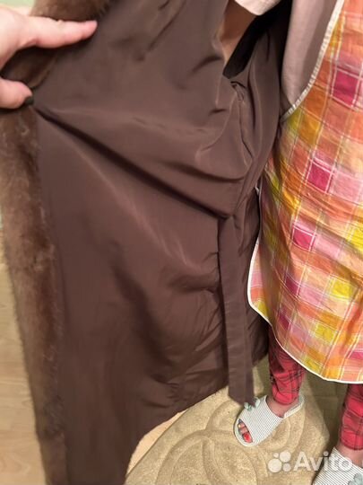 Шуба норковая поперечка 48 50