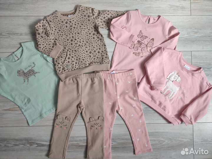 Пакет одежды для девочки 80-86