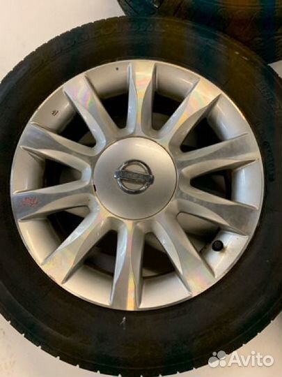 Диски Ниссан enkei R16 J6.5 5x114.3 50 ET 66.1 DIA