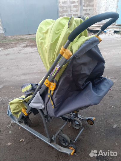 Детские санки коляска