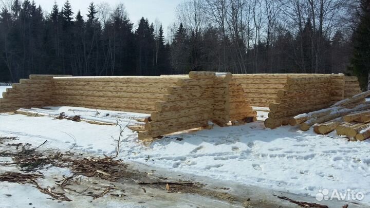 Изготовление срубов для домов и бань