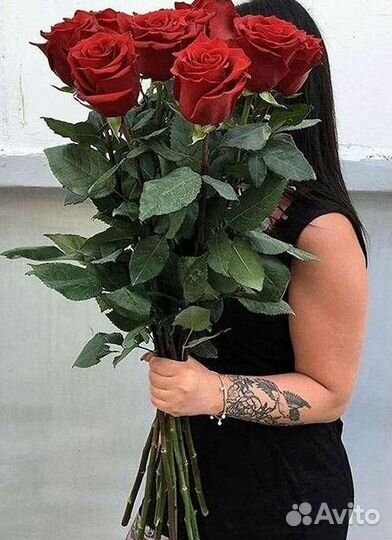 Высокие розы