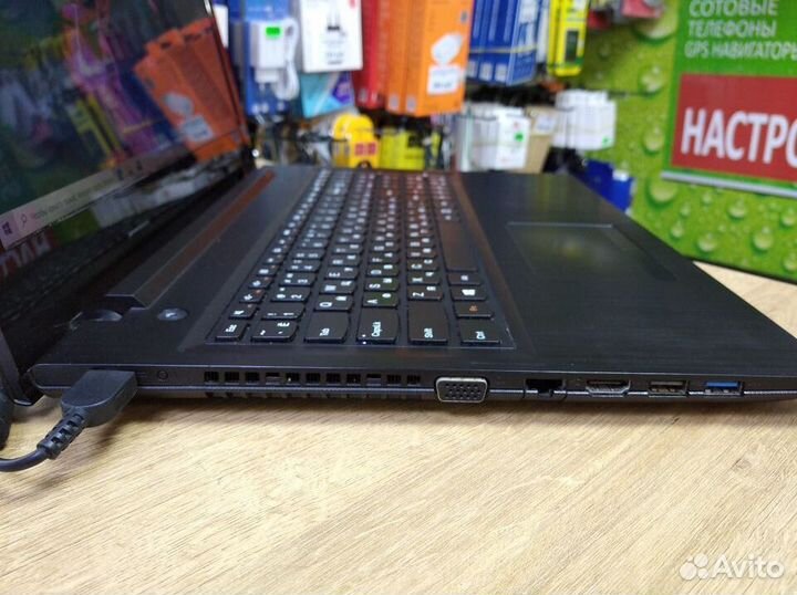 Lenovo g50 45 amd e1-6010/4гб/128гбssd аккум ок