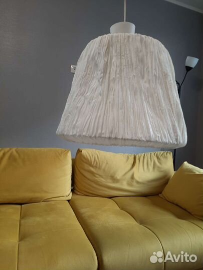 Люстра с абажуром бу
