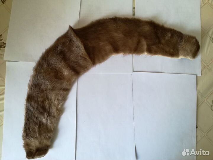 Воротник / Норка / Бежевый / Новый