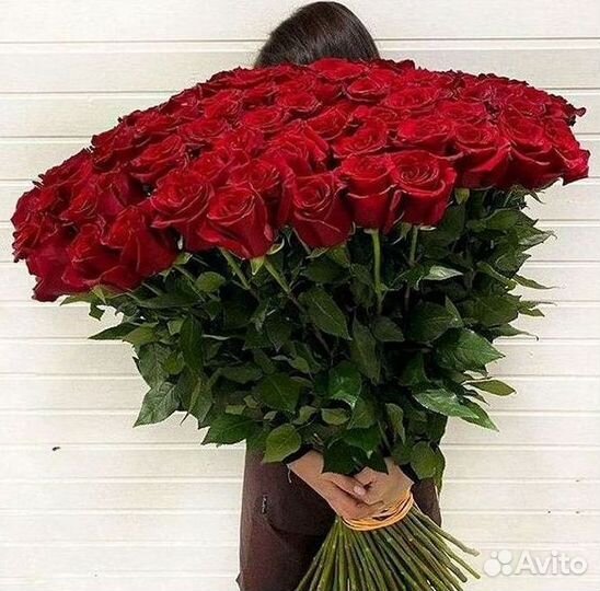 Длинные высокие розы 110 150 160 180 200 см